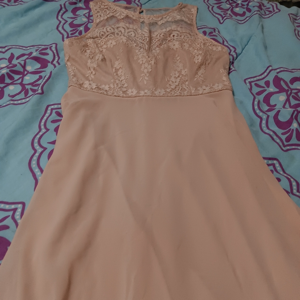 🐦‍🔥Lulus dress Blush S